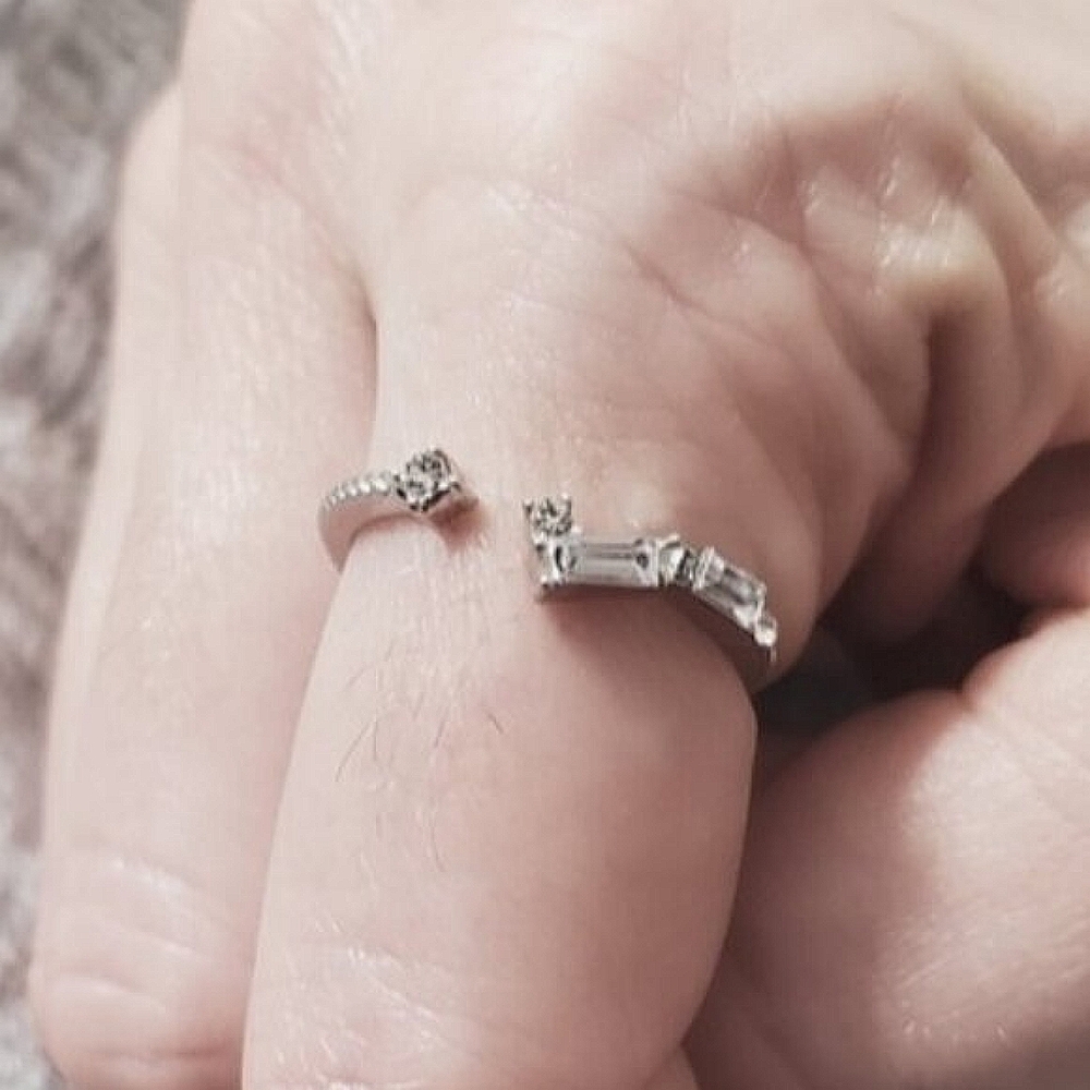 2/$25-New Open Ring Rope Inspired Detailing - Picture 3 of 11